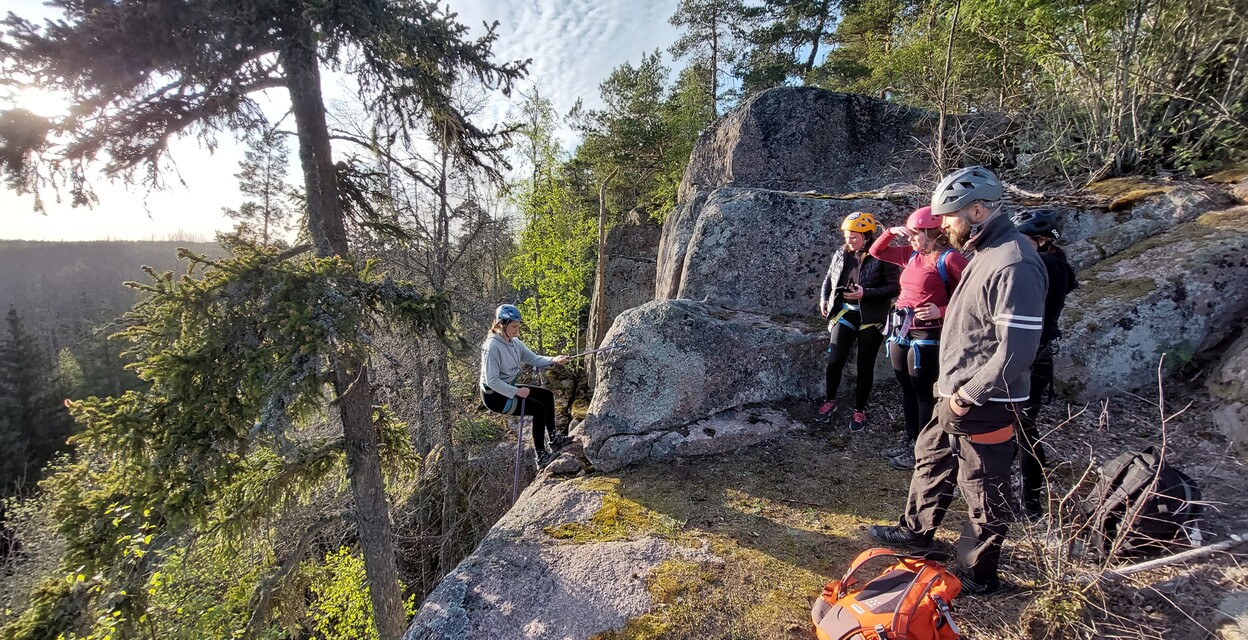 Grundkurs i klippklättring, kortkurs 4 timmar