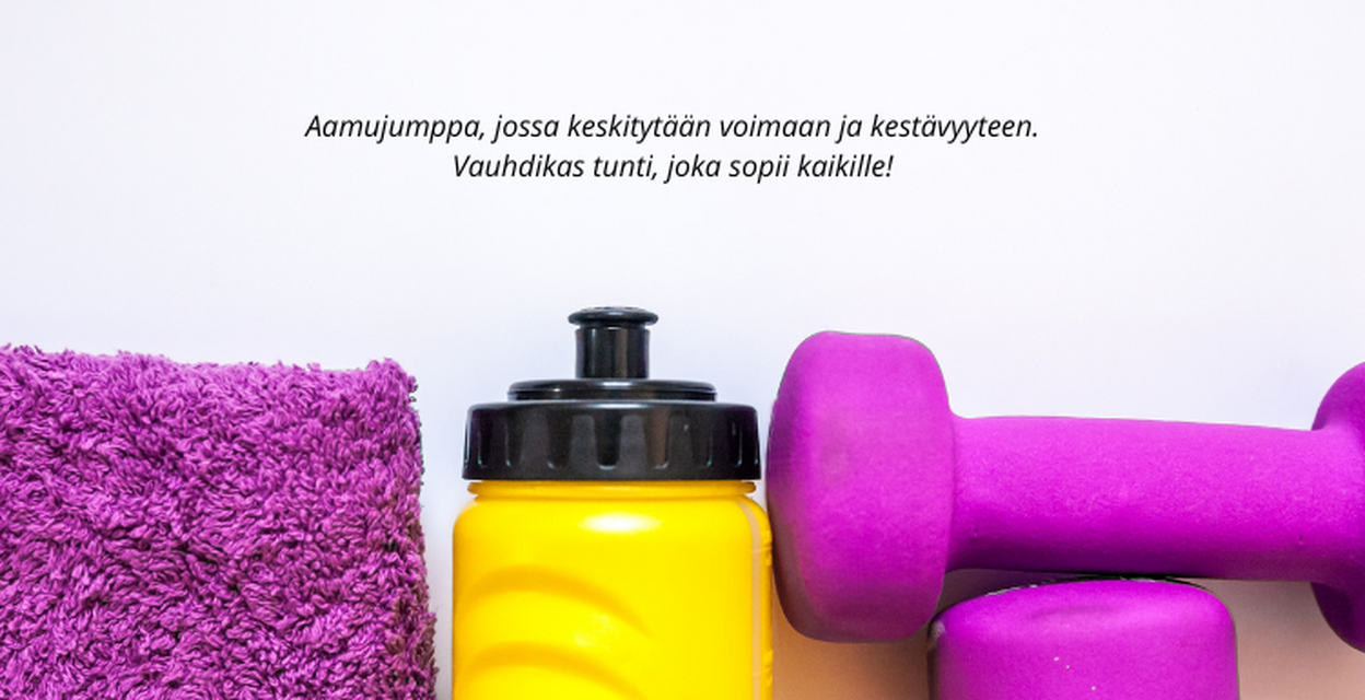 Aamujumppa Emilian kanssa 