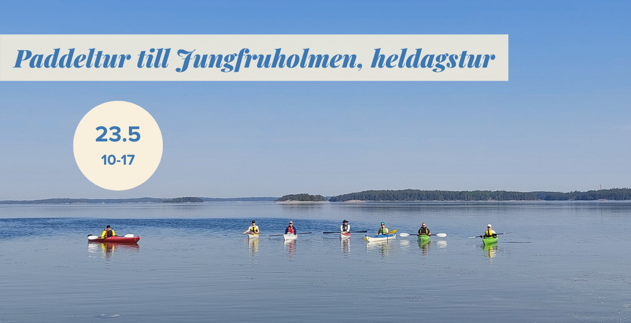 Paddeltur till Jungfruholmen, heldagstur