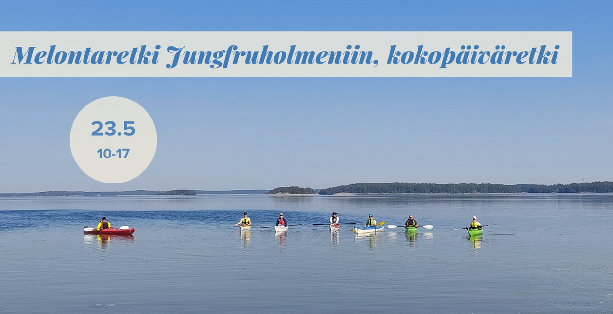 Tervetuloa mukaan kokopäivän melontaretkelle Niklas Hollstenin opastuksella. Melomme Svartnäsin rannalta Jungfruholmeniin ja takaisin. Tiesitkö, että Jungfruholmenin kaksoishiidenkirnu on yksi Saaristomeren suurimmista hiidenkirnuista? 