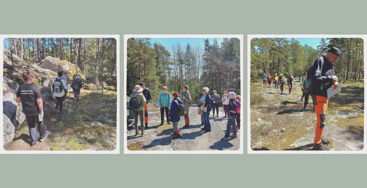 Kevätvaellus Biskopsön luontopolkua pitkin 13.5. 